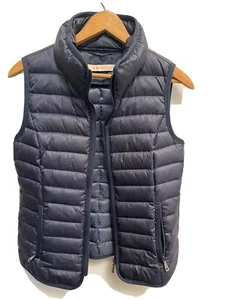 ESPRIT Down Puffer Vest Blue/Zipper Front Vest Sz 4 - Picture 1 of 7