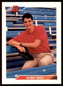 1992 Bowman Bobby Reed Rookie Texas Rangers #522