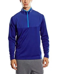 MENS Nike Golf Dri-Fit Half-Zip Pullover Jacket Sweater Blue 639883-455 Top Rare - Picture 1 of 8