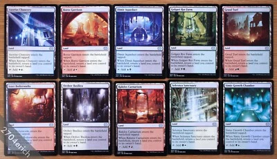 MTG Set of 10 Different Dual Bounce Lands *NM* Magic Commander Deck Building EDH - Image 1 of 2