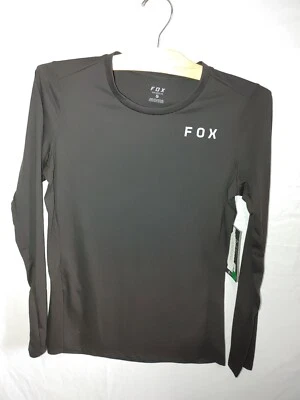 Camiseta deportiva Fox Ranger LS Race negra pequeña para mujer Foto 1 de 2