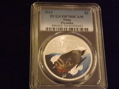 2013    $2    PIRANHA         PCGS  PR 70 DCAM - Image 1 of 2