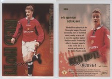 1997 Futera Manchester United Red Hot! Gold /7500 Ole Gunnar Solskjaer #RH6