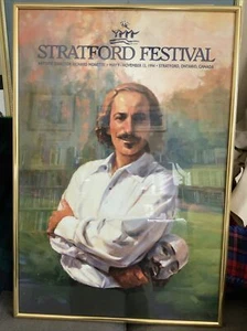 Festival de Stratford de Canadá, 1994, Shakespeare, enmarcado (montado en seco) #HA - Imagen 1 de 6