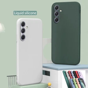 Coque pour Samsung A14 A54 A36 A15 A25 A33 A55 A16 A56 Silicone Liquide Housse Téléphone - Photo 1 sur 30