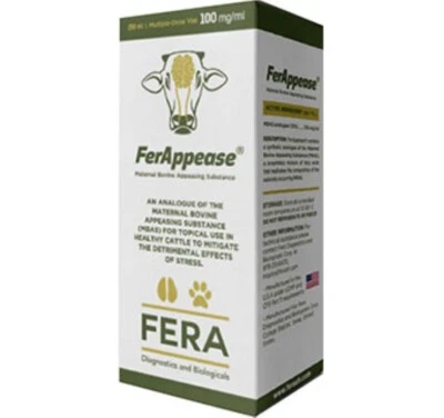 FERA DIAGNOSTICS & BIOLOGOCALS FerAppease 300ml Reduce Stress Cattle Calves