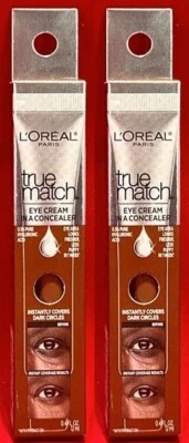 Lot of 2 Loreal True Match Eye Cream in a Concealer for Dark Circles #C9-10 DEEP - Image 1 of 3