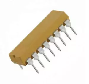 1 PZS Vishay/Dale 220 Ohm, 330 Ohm RESISTENZA DI RETE BUSSATA DIP-16 2% - Foto 1 di 1