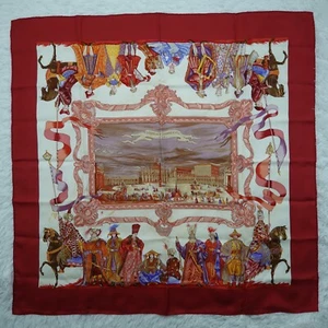 HERMES Paris Turqueries by J.-Christophe Donnadieu Silk Scarf Scarves 35" 90cm - Picture 1 of 16