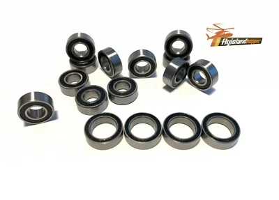 16x RS-Race Tuning Kugellager für TAMIYA TT 01 / DF 02 Chassis RS-Tuning Bearing - Bild 1 von 2
