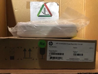 HP A-WA2620 Dual Radio Access Point with Wall Mounts HP JD472A (Inc VAT) - Image 1 of 4