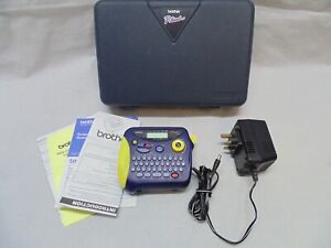 Brother P-Touch 1250 Label Machine with Case and Paperwork