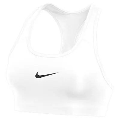 NEW! NIKE [S] Women's Sports/Yoga/Pickleball NON-Padded Bra-White CJ5949-100 - Image 1 of 2