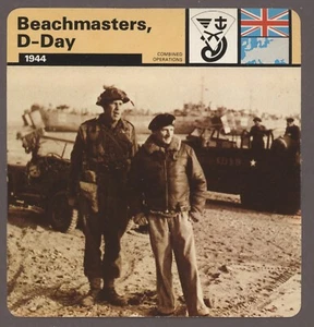 Beachmasters, D Day  Edito Service Card Second World War II Operations - Picture 1 of 1