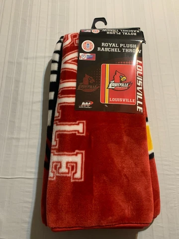 Louisville Cardinals NCAA 50 x 60 Plush Throw Blanket Northwest Company Cover
