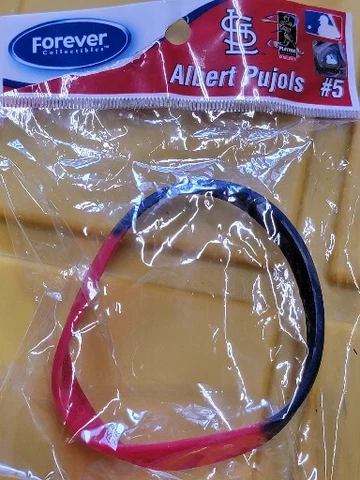 Albert Pujols MLB Rubber Bracelet Cover