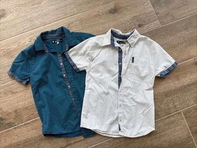 Camisa masculina nova em folha Ben Sherman com botões tamanho 10/12 - Imagem 1 de 4