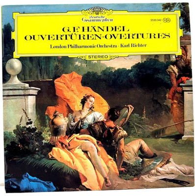 Handel Ouvertüren Overtures 1970 Vinyl DG Karl Richter German Press - Image 1 of 4
