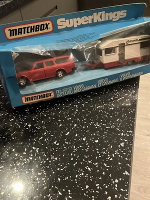 Matchbox Super Kings K-69 Volvo y caravana en caja  Foto 1 de 4