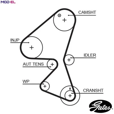 TIMING BELT 5598XS FOR FORD AUSTRALIA SUZUKI SX4/CLASSIC/MONOCAB MINI 1.6L 4cyl - Image 1 of 4