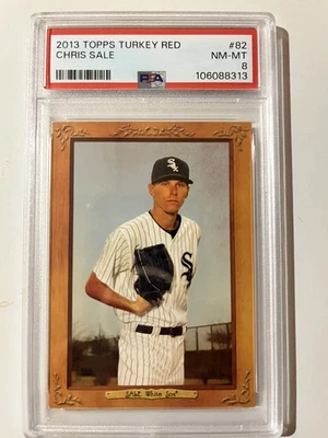 2013 Topps Turkey Red Chris Sale #82  PSA 8 - Image 1 of 2