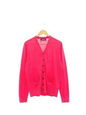 DSQUARED2 Cardigan (thin) M Wool PNK S74HA1301S18174 Used - Image 1 of 4
