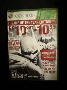 Batman: Arkham City -- Edizione Gioco dell'Anno (Microsoft Xbox 360, 2012), CiB - Foto 1 di 4
