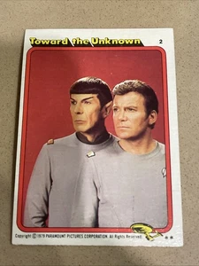 1979 Topps Star Trek: The Motion Picture Captain Kirk + Spock #2 - Picture 1 of 6