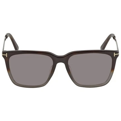 Gafas de sol rectangulares para hombre Tom Ford Garrett Smoke FT0862 56C Foto 1 de 4