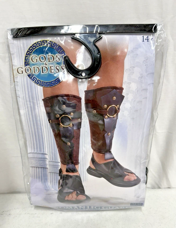 RUBÍES DIOSES Y DIOSAS Talla Única PIERNA ROMANA ESPINILLERAS Edad 14+ ¡ENVÍO RÁPIDO! Foto 1 de 4