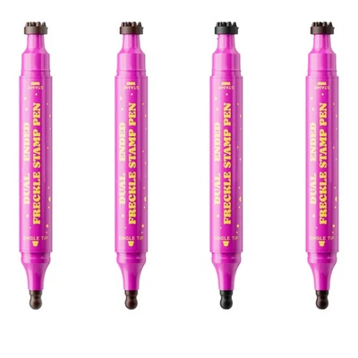 1Pc Freckle Pen Smudge Proof 2 In 1 Makeup Accessory Freckle Stamp Waterproof - Image 1 of 4