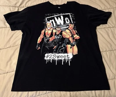 Camisa Oficial NWo 2 Sweet Reunion 2018 XL HULK HOGAN HALL NASH NWO WCW WWF WWE Foto 1 de 4
