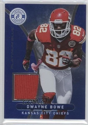 2012 Totally Certified Materials Platinum Blue /99 Dwayne Bowe #39 - Image 1 of 2
