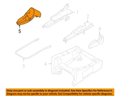 FORD OEM 15-24 E-350 Super Duty Tracks Components-Inner Cover 3C2Z1562769AAA - Image 1 of 2