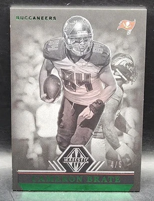 2017 Panini Majestic 4/5 Cameron Brate Green #94 Bucs - Image 1 of 2