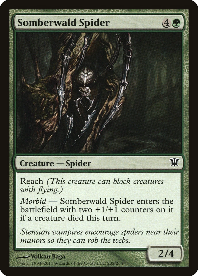 Somberwald Spider #202 (Foil) (MP) Innistrad ISD Magic MTG - Image 1 of 1