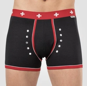 Swiss Flag Men's Novelty Boxer Briefs ISA Bodywear Men’s XXL NWT - Picture 1 of 4