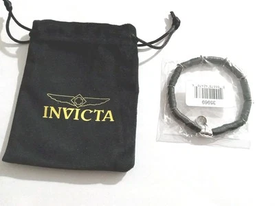 Invicta Elements Men's Black Rubber Stack & Metal Bracelet  - Image 1 of 4