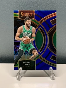 2023-24 Panini Select Blue Prizms #156 Jayson Tatum - Boston Celtics - Foto 1 di 2
