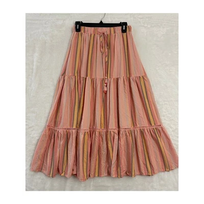 NWT Matilda Jane Tier Maxi Skirt S A-Line Ruffle Western Prairie - Image 1 of 4