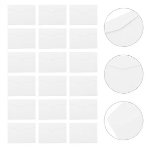 100 Stück Mini Weiß Umschlag Grußkarten Babyparty Umschläge - Bild 1 von 12