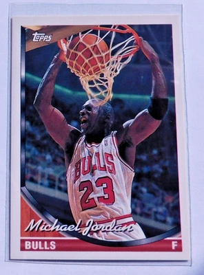 Винтажная баскетбольная карточка 1993-94 Topps Michael Jordan Chicago Bulls NBA NO23 - Изображение 1 из 2