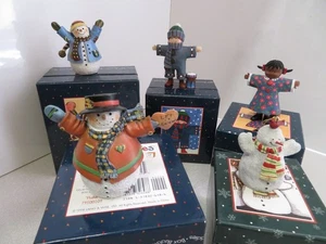 Five x Lang & Wise Box Buddies figurines by Susan Winget + Sherri Buck Baldwin - Picture 1 of 7