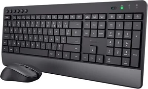 Trust Trezo Tastatur Maus Set Kabellos, Franzoesisches AZERTY-Layout - Bild 1 von 5