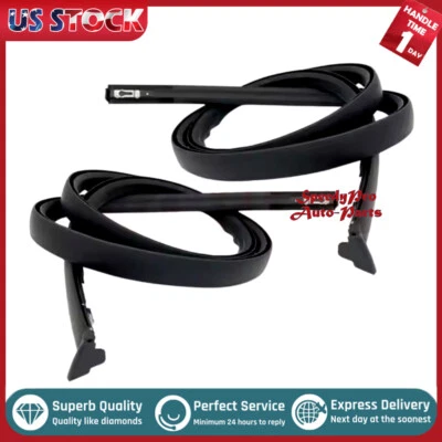 New A Pair of Black Roof Trim Molding Kit for 2009-2014 Honda Fit - Image 1 of 4