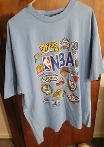 NBA Team Basketball T Shirt XXL Lakers Bulls Mavs Bucks Nets - Bild 1 von 6