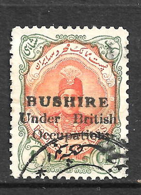 1915 Bushire,british Occupation,sg1 Used,cat£350 Middle East,stop Missing Kgv • 1.22$