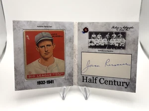 JACK RUSSELL 2020 HISTORIC AUTOGRAPHS HALF CENTURY CUT AUTO 1933 GOUDEY - Picture 1 of 1