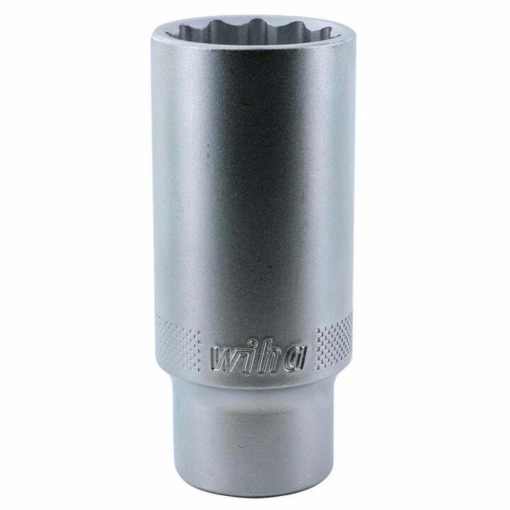 Wiha Tools 33881 1/2 Inch Drive Deep Socket, 12 Point, 25 mm - Image 1 of 1