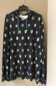 Felpa con cappuccio pullover RSVLTS x Universal Monsters Performance nuova con etichette da uomo taglia 4XL - Foto 1 di 3